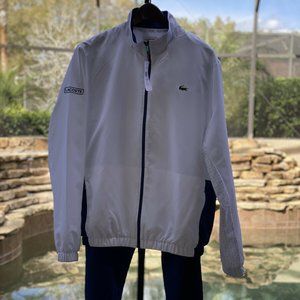 LACOSTE SPORT PIPED TAFFETA TENNIS TRACKSUIT WH9503